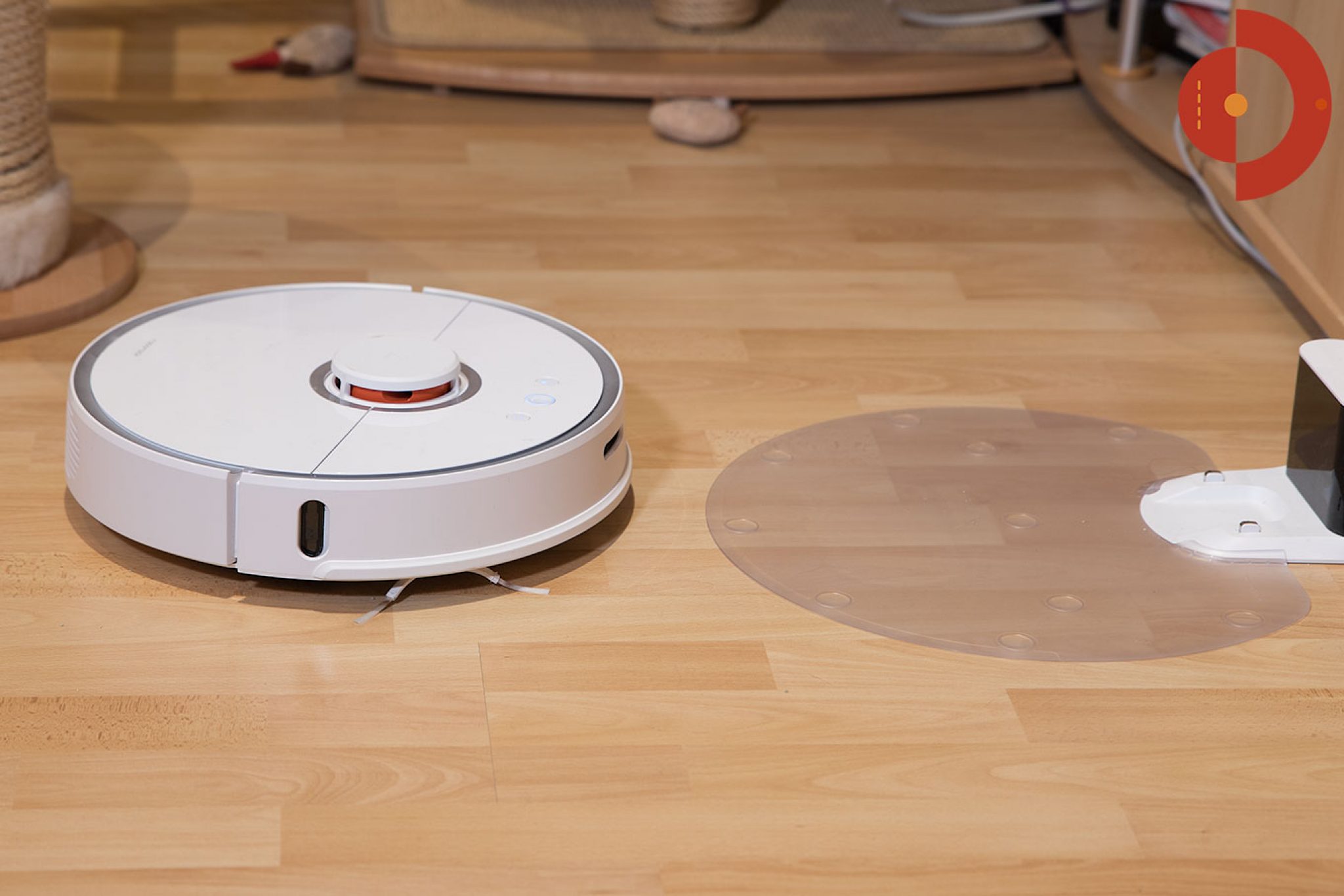 Xiaomi Roborock Robotic Vacuum Cleaner Testbericht An Landestation