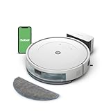 iRobot Roomba Combo Essential Saug- und Wischroboter (Y0112), leistungsstarkes Saugen und Wischen, 4-Stufen-Reinigungssystem, 3 Saugstufen, Spot-Cleaning, steuerbar über App, Tasten oder Sprache, Weiß