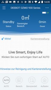 Screenshot-Ecovacs-App-OZMO-930-Test-0-Erste-Hauptscreen