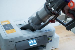 Dyson-V11-Absolute-Test-Drucker-saugen-3