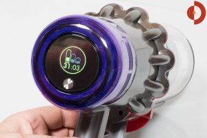 Dyson-V11-Absolute-Test-Dysplay-Laufzeitanzeige-ECO