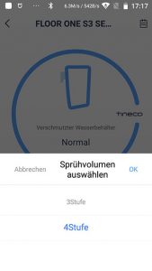 App-Waschsauger-Test-Tineco-Floor-One-S3-Spruehvolumen