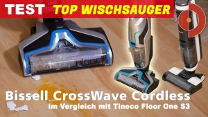 Bissell CrossWave Cordless Tineco Floor One S3 Vergleich Videotitel Teil1